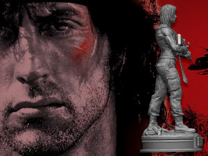 Rambo First Blood 2 3D Print Model