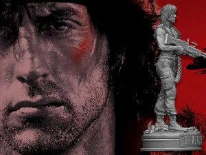 Rambo First Blood 2 3D Print Model