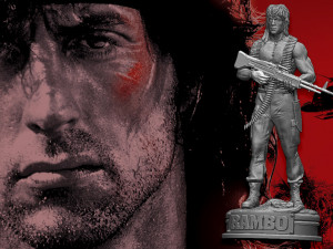 Rambo First Blood 2 3D Print Model