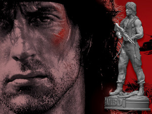 Rambo First Blood 2 3D Print Model