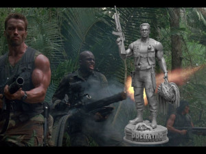 Predator 1987 Major Alan Dutch 3Dプリントモデル