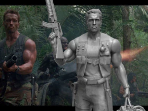 Predator 1987 Major Alan Dutch 3D Print Model