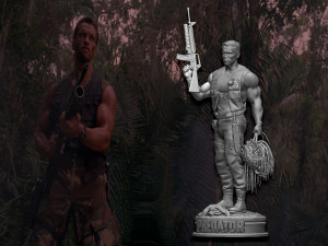 Predator 1987 Major Alan Dutch Modelo de impresión 3D