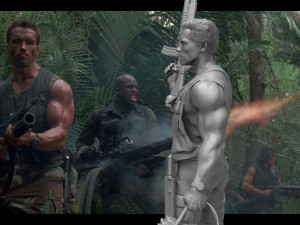 Predator 1987 Major Alan Dutch Modelo de impresión 3D