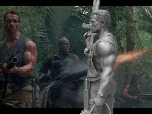 Predator 1987 Major Alan Dutch 3D Print Model