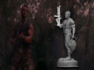 Predator 1987 Major Alan Dutch 3D Print Model