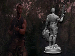 Predator 1987 Major Alan Dutch 3D Print Model