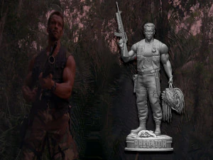 Predator 1987 Major Alan Dutch 3D Print Model