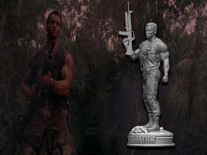 Predator 1987 Major Alan Dutch Modelo de impresión 3D