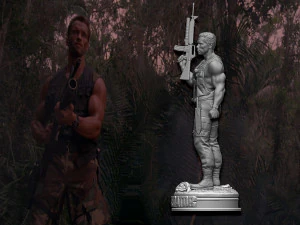 Predator 1987 Major Alan Dutch 3D Print Model