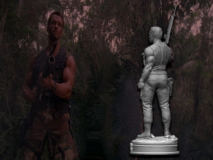 Predator 1987 Major Alan Dutch Modelo de impresión 3D