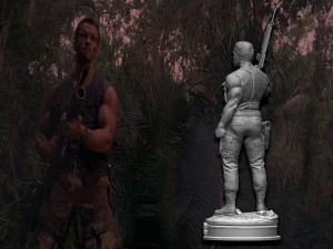 Predator 1987 Major Alan Dutch 3D Print Model