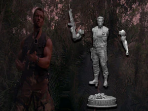 Predator 1987 Major Alan Dutch 3D Print Model