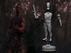 Predator 1987 Major Alan Dutch Modelo de impresión 3D
