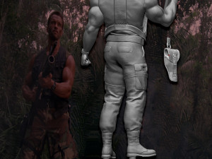 Predator 1987 Major Alan Dutch Modelo de impresión 3D