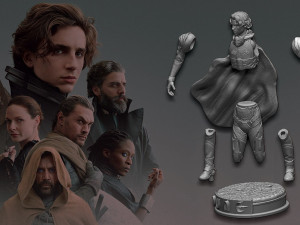 Paul Atreides Dune 3D Принт Модель
