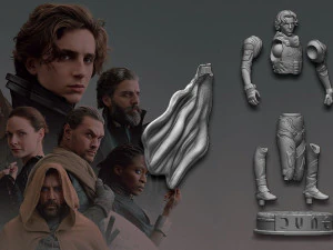 Paul Atreides Dune 3D Print Model