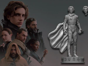 Paul Atreides Dune 3D Print Model