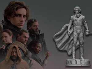 Paul Atreides Dune 3D Принт Модель