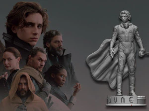 Paul Atreides Dune 3D Print Model