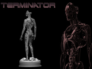 Rev-9 Terminator 3D-Druckmodell