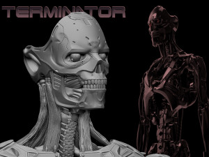 Rev-9 Terminator 3D-Druckmodell
