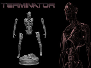 Rev-9 Terminator 3D-Druckmodell