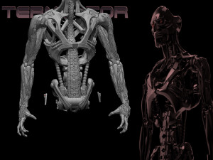 Rev-9 Terminator 3D-Druckmodell