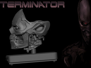 Rev-9 Terminator bust 3D Принт Модель