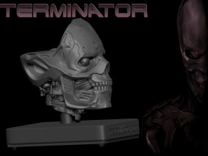 Rev-9 Terminator bust 3D Принт Модель
