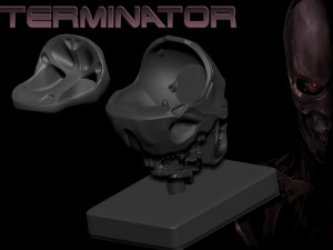 Rev-9 Terminator bust 3D Принт Модель