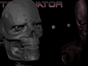 Rev-9 Terminator bust 3D Принт Модель