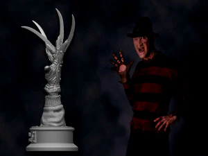 Freddy Krueger hand 3D Print Model