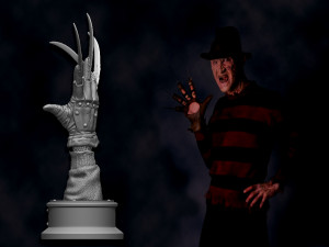 Freddy Krueger hand 3D Print Model