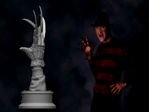 Freddy Krueger hand 3D Print Model