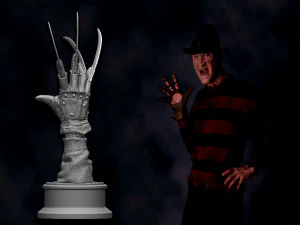 Freddy Krueger hand 3D Print Model