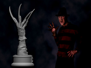Freddy Krueger hand 3D Print Model