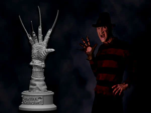 Freddy Krueger hand 3D Print Model