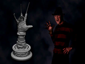 Freddy Krueger hand 3D Print Model