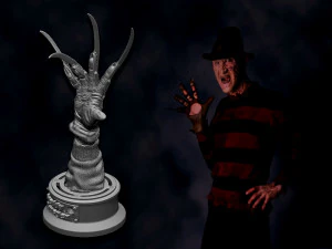 Freddy Krueger hand 3D Print Model