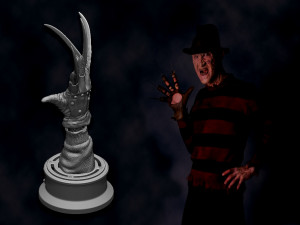 Freddy Krueger hand 3D Print Model