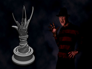 Freddy Krueger hand 3D Print Model