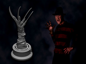 Freddy Krueger hand 3D Print Model