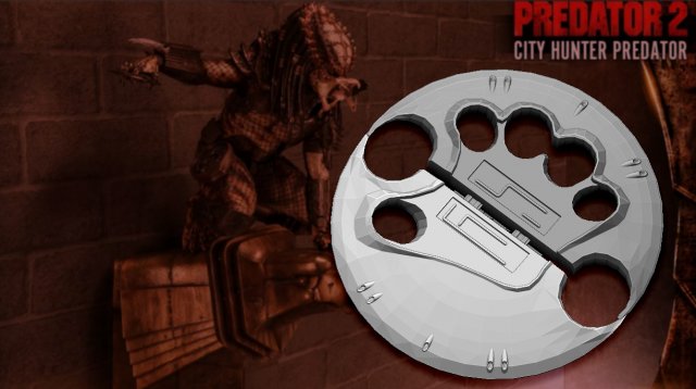 Predator Disk 3Dプリントモデル .c4d .max .obj .3ds .fbx .stl .blend 