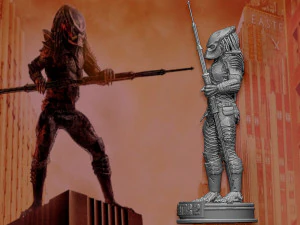 Predator 2 3D Print Model