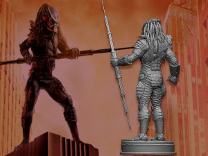 Predator 2 3D Print Model