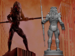 Predator 2 3D Print Model