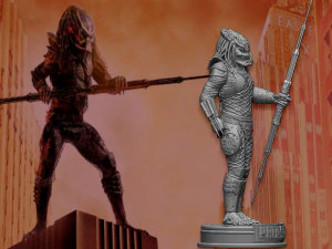 Predator 2 3D Print Model