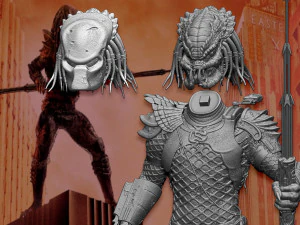 Predator 2 3D Print Model