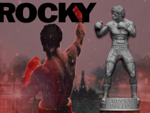 Rocky 3D Print Model